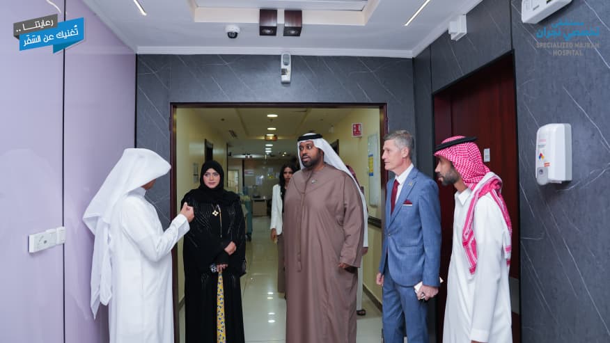 Dr. Mahmoud Shaaban honors Najran Specialized Hospital for peace and sustainable development excellence